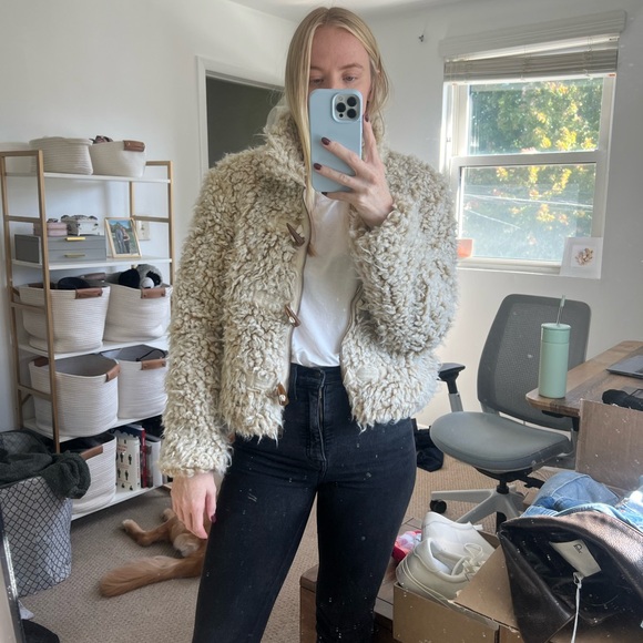 Anthropologie Sherpa coat - Picture 1 of 4